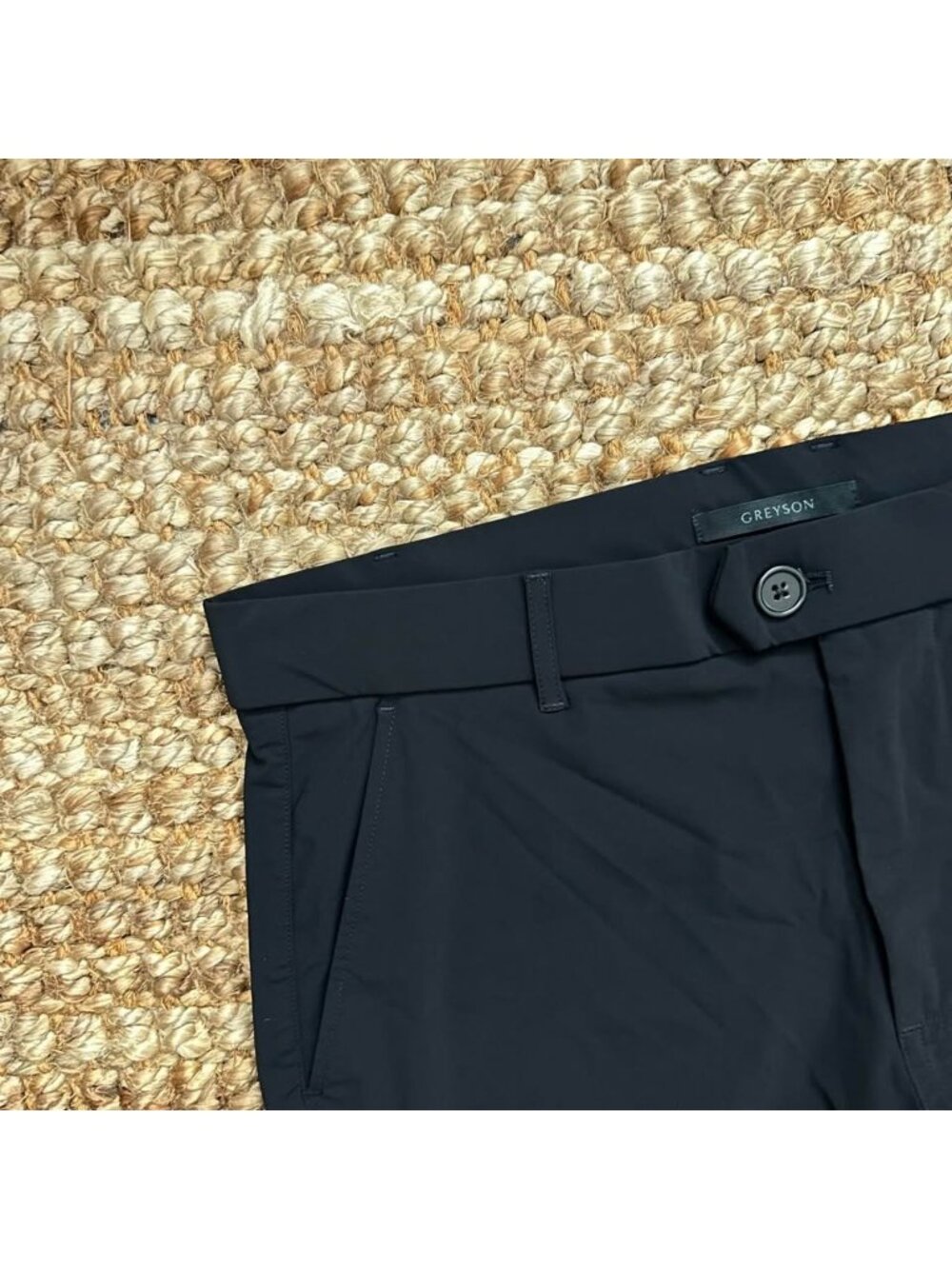 Greyson Pants Mens 32 Black Montauk Stretch Joggers Pants Performance Golf